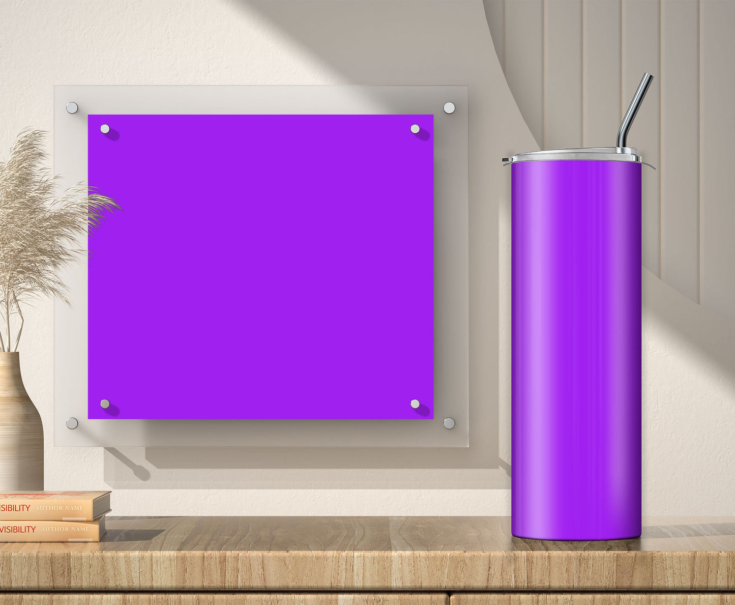 3 Purple Tumbler Sublimation Designs – 3 PNG Wraps (20oz)