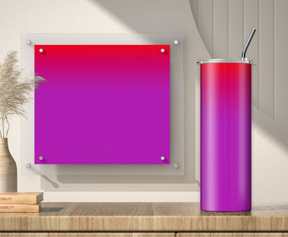 3 Red to Purple Ombre 20oz Tumbler Sublimation Designs, Wraps Mini Bundle