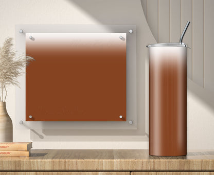 3 White to Brown 20oz tumbler sublimation designs