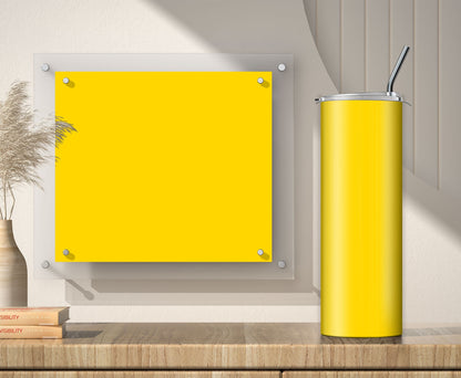 3 Yellow Tumbler Sublimation Designs – 20oz, 3 PNG Wraps Mini Bundle