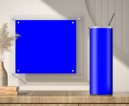 3 Blue Tumbler Sublimation Designs – 20oz, 3 PNG Wraps Mini Bundle