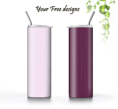 3 Pastel Purple Pastel Tumbler Sublimation Designs – 3 PNG Wraps (20oz)