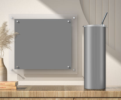 Monochrome Sublimation Designs for 20oz Tumbler – 3 PNG Wraps