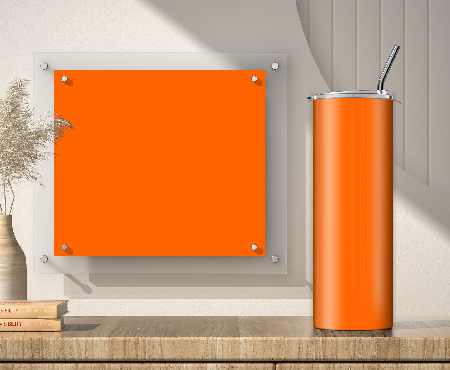 3 Orange Tumbler Sublimation Designs – 3 PNG Wraps (20oz)