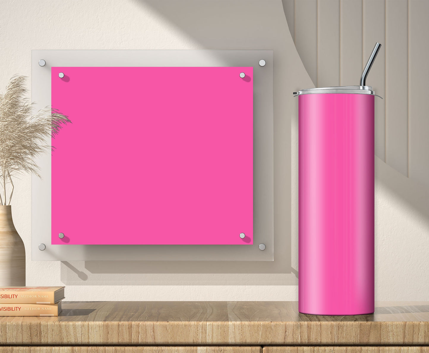 3 Pink Tumbler Sublimation Designs – 20oz, 3 PNG Wraps Mini Bundle