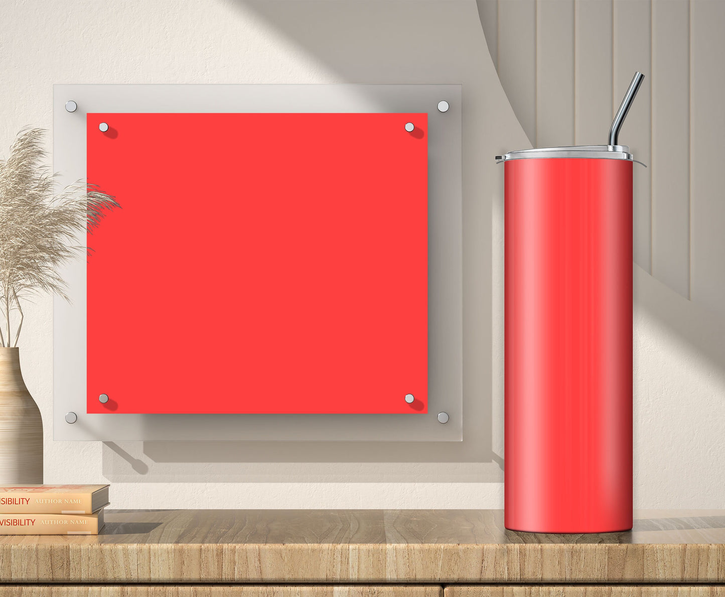 3 Red Tumbler Sublimation Designs – 20oz, 3 PNG Wraps Mini Bundle