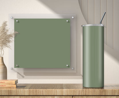 3 Sage Green Tumbler Sublimation Designs – 20oz, 3 PNG Wraps Mini Bundle