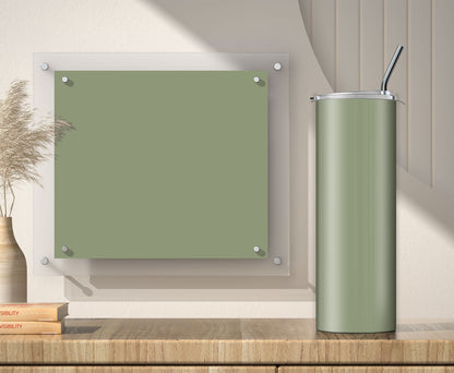 3 Sage Green Tumbler Sublimation Designs – 20oz, 3 PNG Wraps Mini Bundle