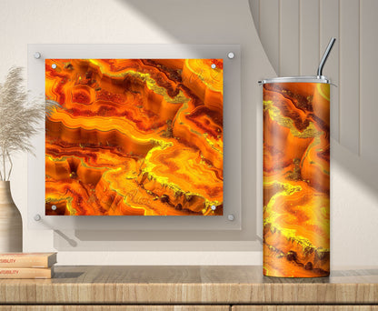3D Gold Geode Tumbler Wrap, Sublimation Design PNG, 20oz
