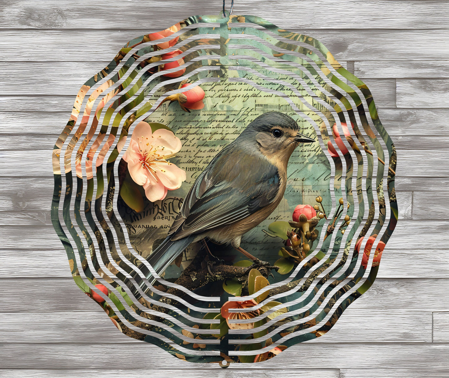 3D Bird Wind Spinner Sublimation Design, PNG Download