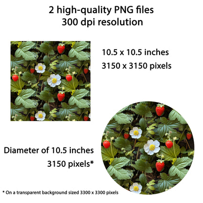 3D Strawberry Wind Spinner Sublimation Design Digital Download