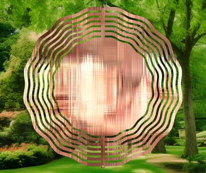 Sublimation Design: Gold Wind Spinner Instant Download