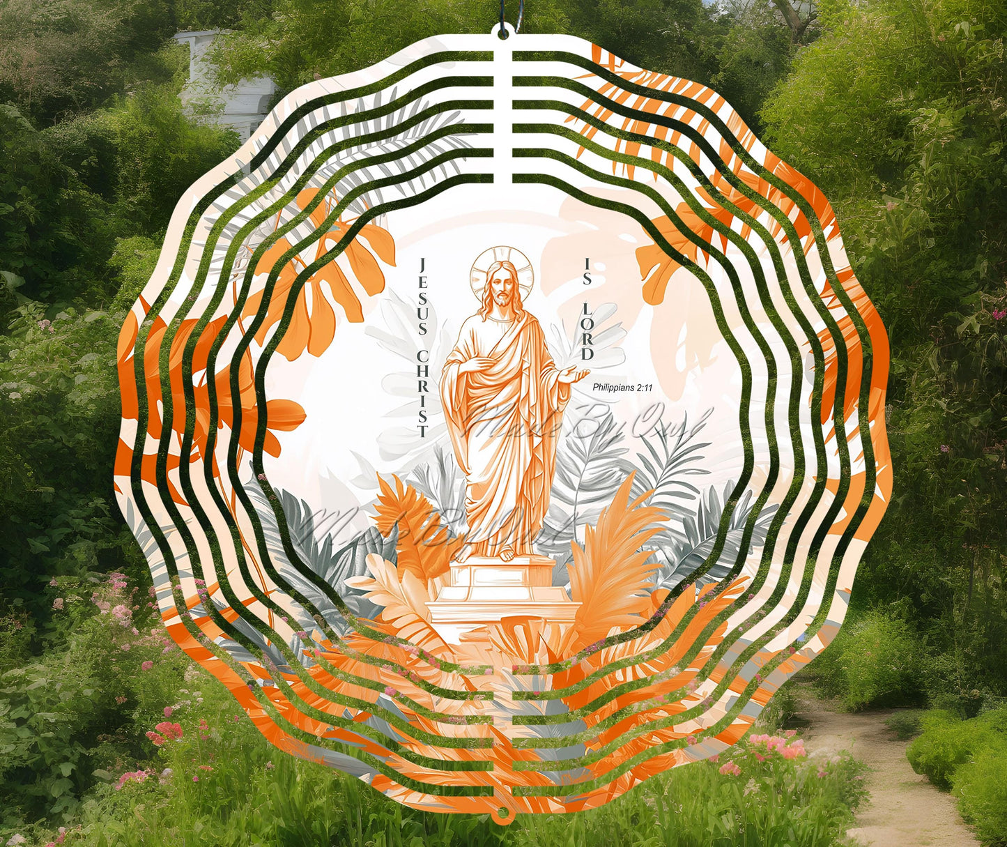 Sublimation Design: Jesus Christ Wind Spinner – PNG