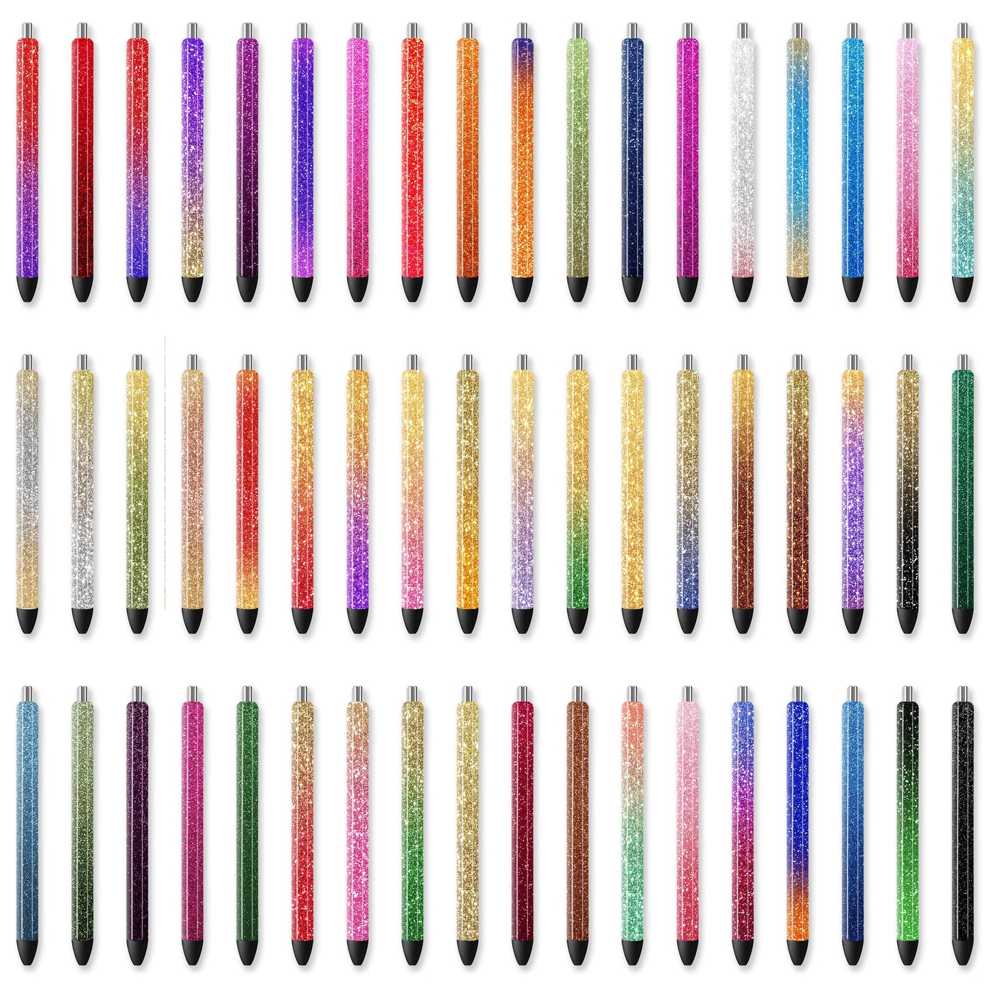 Glitter Ombre Pen Wraps Bundle – 70 Sublimation Designs