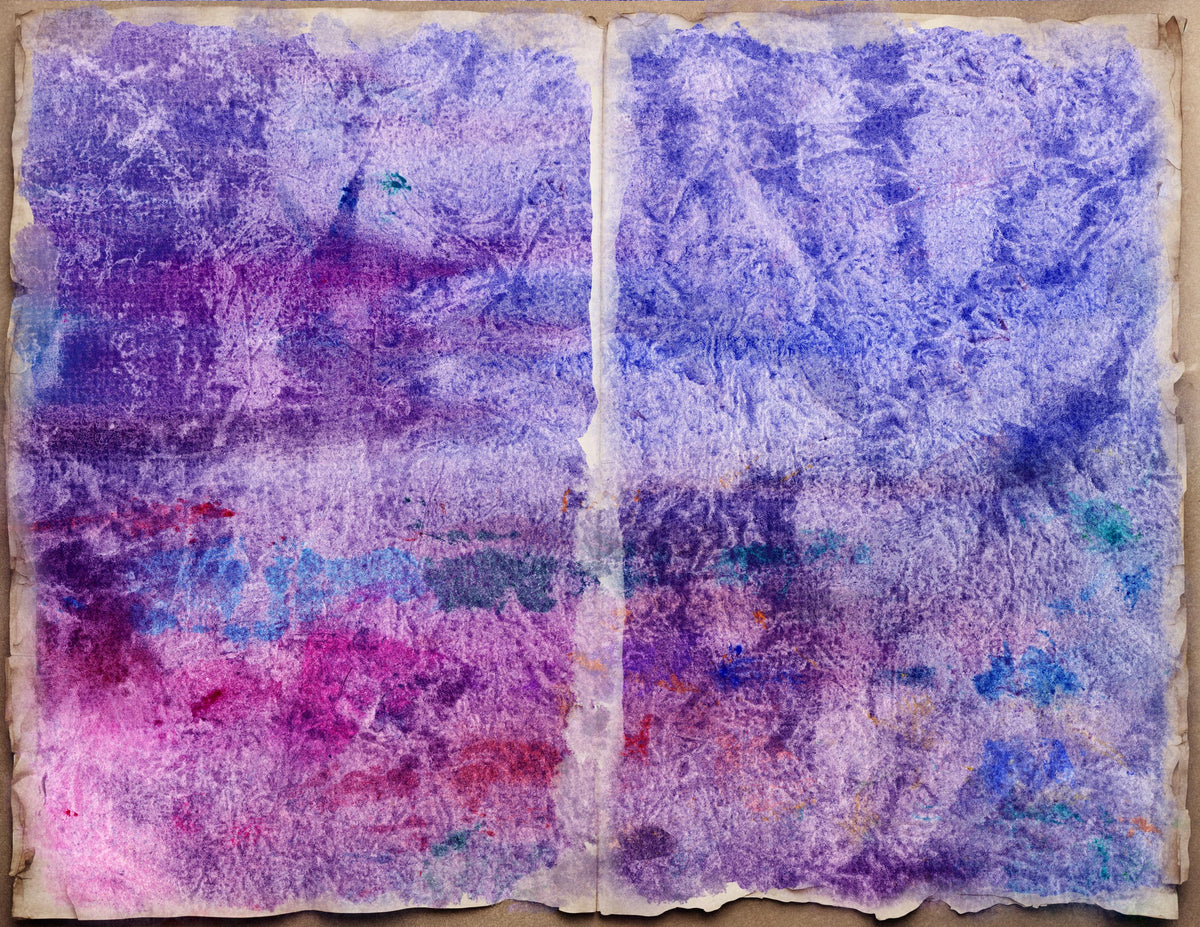Purple and Pink Grunge Background, Distressed Texture