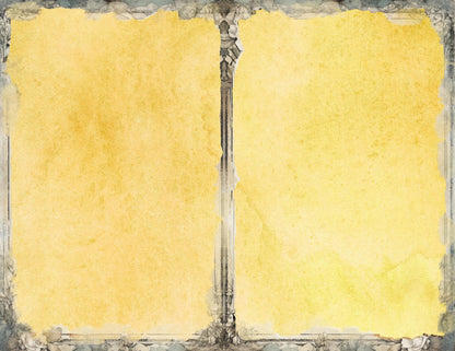 Abstract Yellow Watercolor Background, Watercolor Texture
