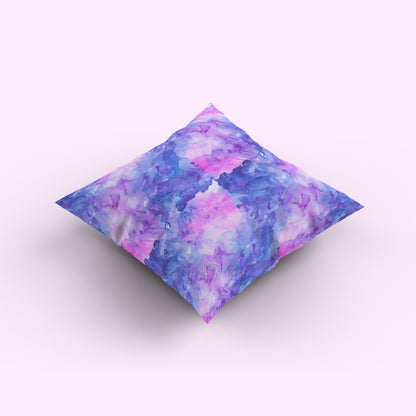 Purple and Pink Watercolor Background, Vibrant Seamless Texture