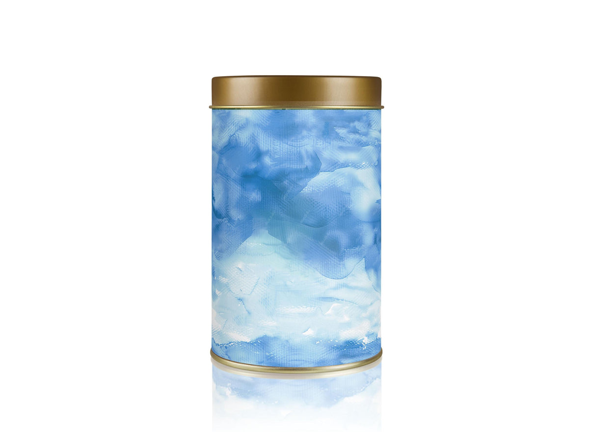 Sky Blue Watercolor Background, Seamless Brushwork Texture