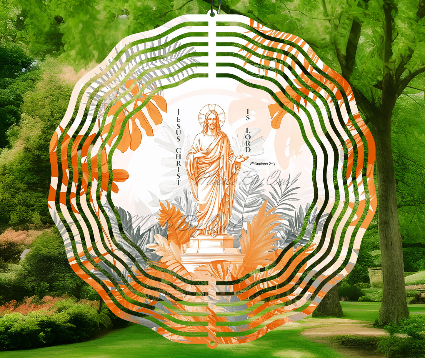 Sublimation Design: Jesus Christ Wind Spinner – PNG
