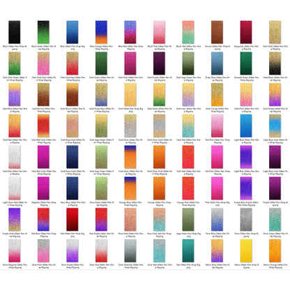Glitter Ombre Pen Wraps Bundle – 70 Sublimation Designs