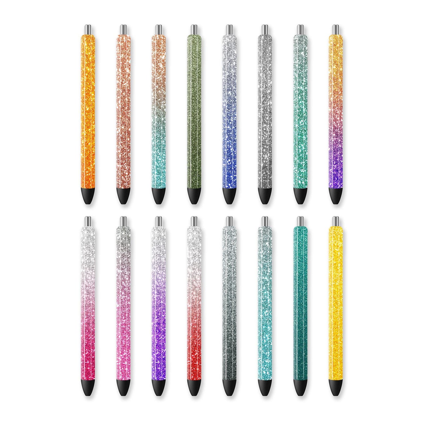 Glitter Ombre Pen Wraps Bundle – 70 Sublimation Designs