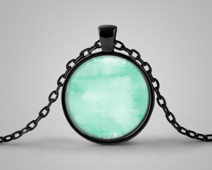 Mint Green Watercolor Dackground, Abstract Texture Digital Download