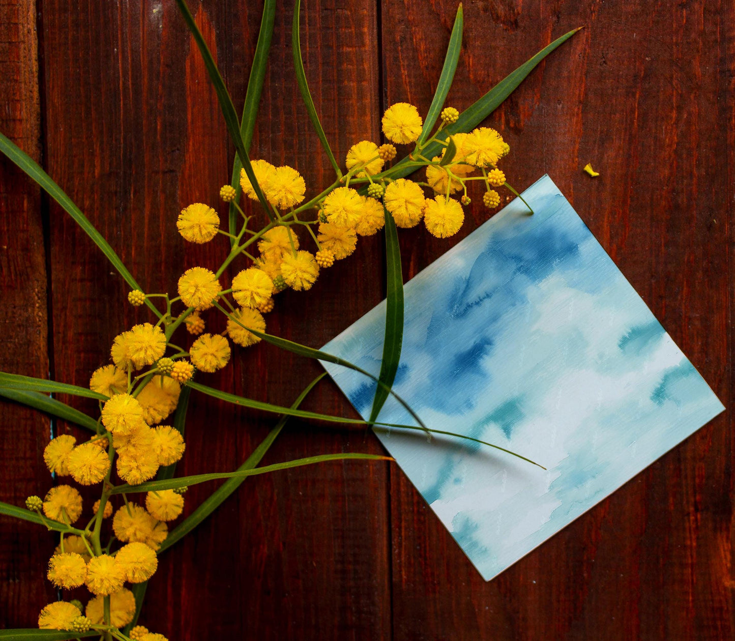 Abstract Landscape Watercolor Seamless Background, Seamless Texture