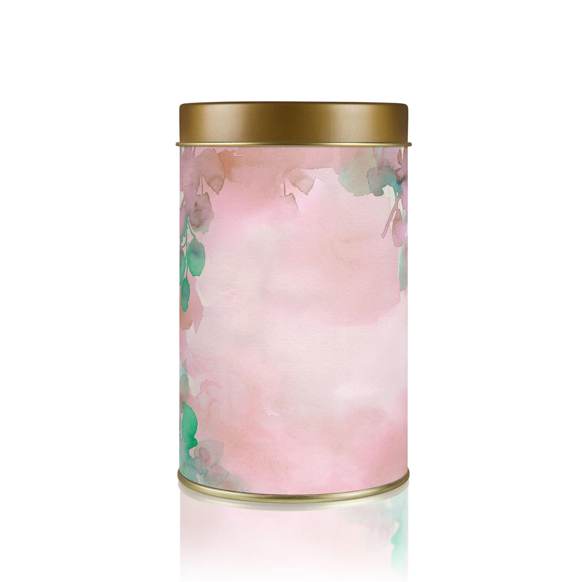 Blush Pink and Green Floral Watercolor Background