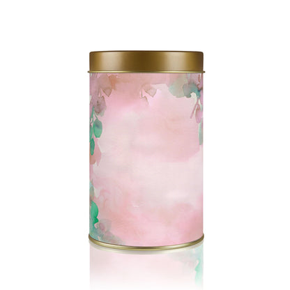 Blush Pink and Green Floral Watercolor Background