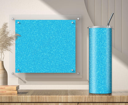 Baby Blue Glitter Tumbler Sublimation Designs – 3 Solid Color PNG Wraps