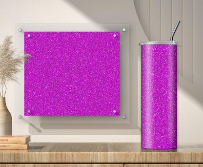 3 Purple Glitter Tumbler Sublimation Designs – 3 Solid Color PNG Wraps