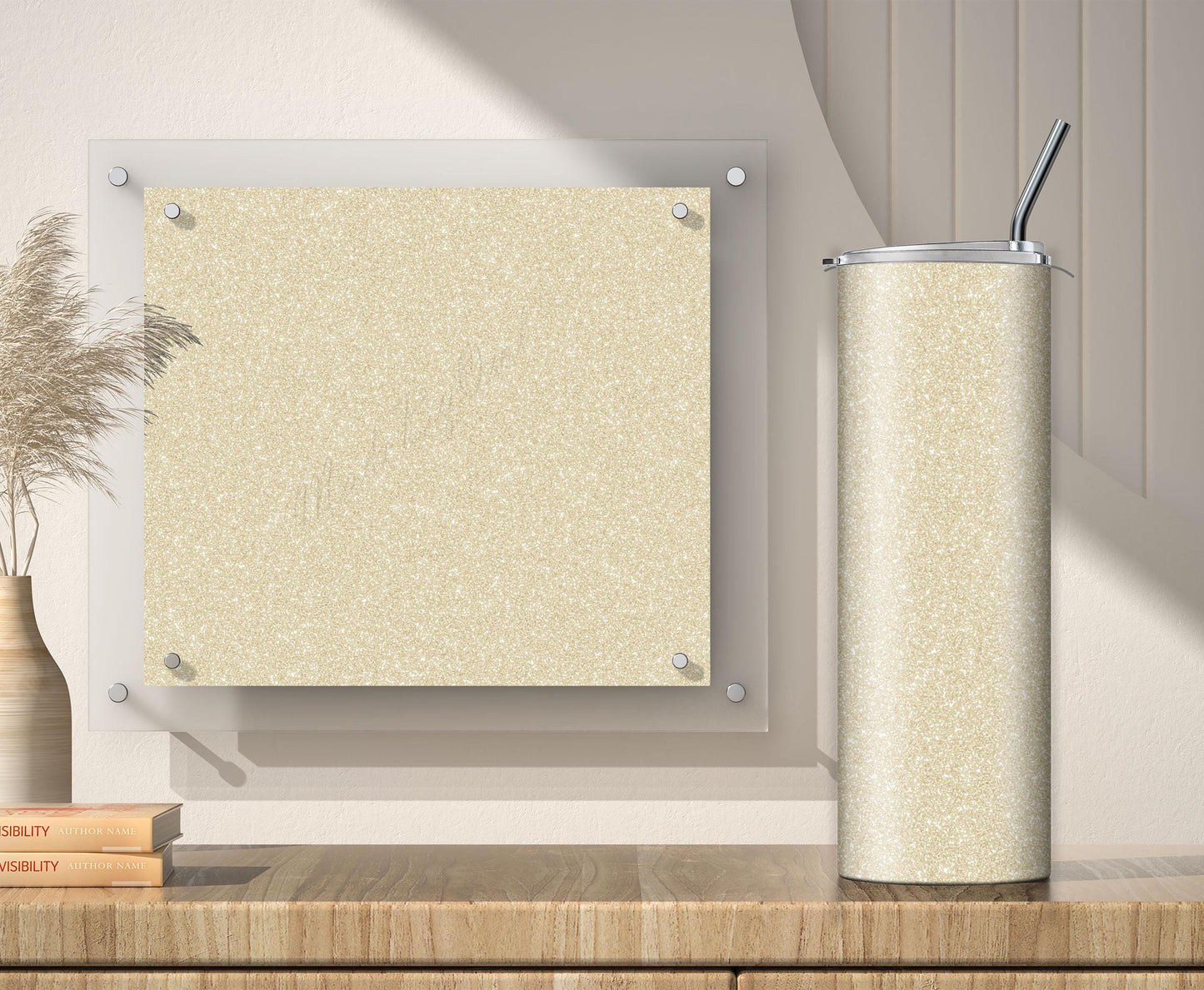 Pastel Glitter Tumbler Sublimation Designs – 3 Solid Color PNG Wraps