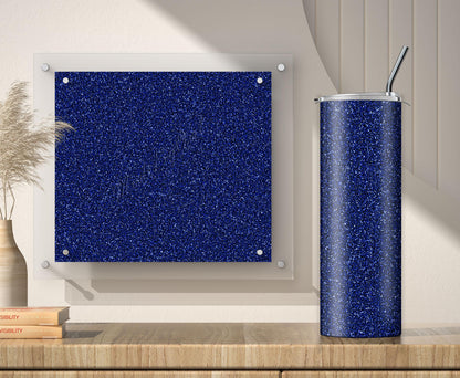 3 Blue Glitter Tumbler Sublimation Designs – 3 Solid Color PNG Wraps