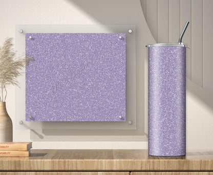 Lilac Glitter Tumbler Sublimation Designs – 3 Solid Color PNG Wraps