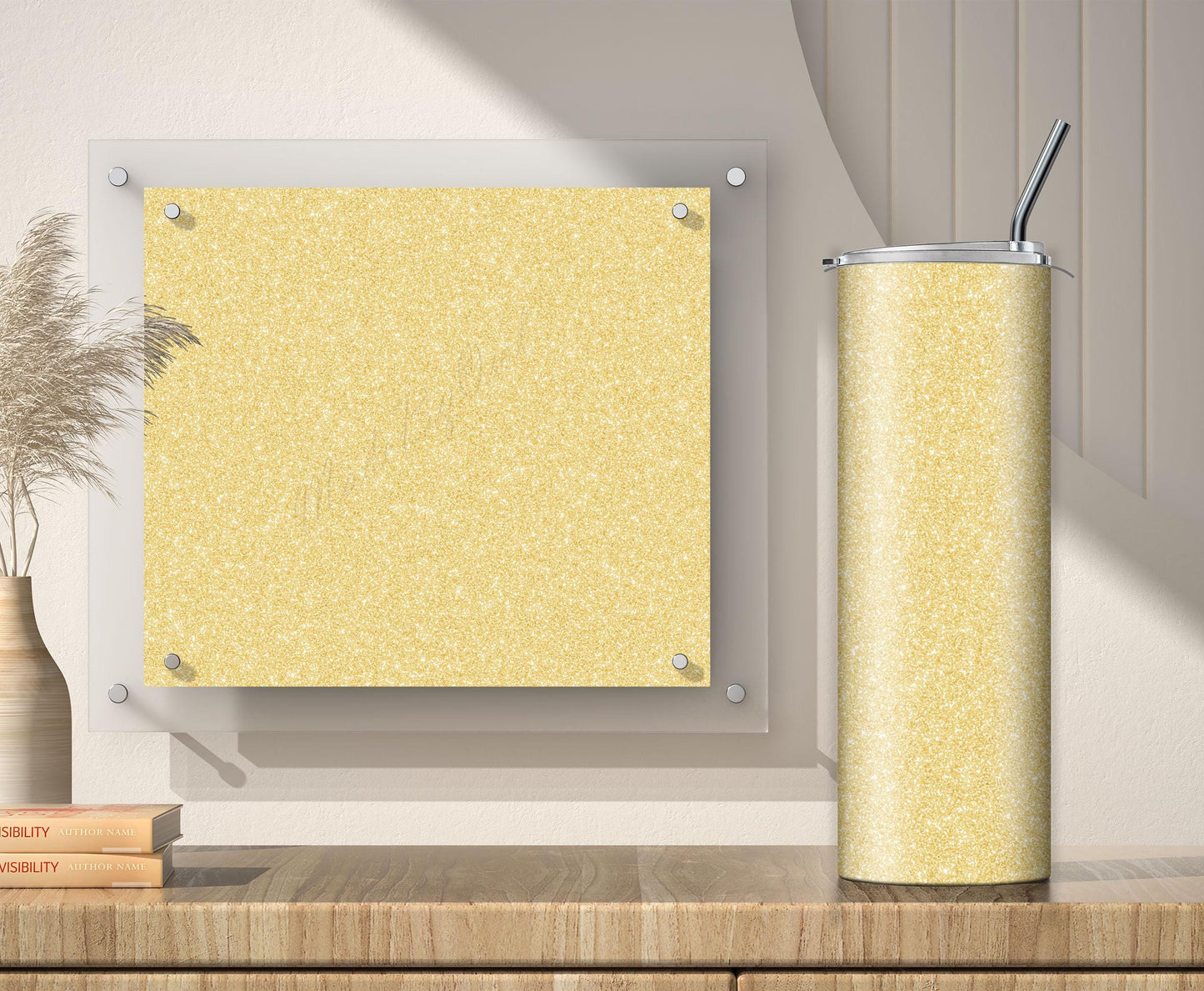 Pastel Glitter Tumbler Sublimation Designs – 3 Solid Color PNG Wraps