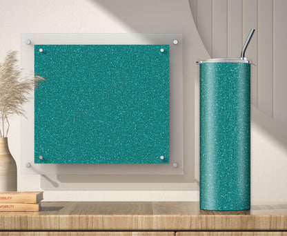 Turquoise Glitter Tumbler Sublimation Designs – 20oz, 3 PNG Wraps Mini Bundle