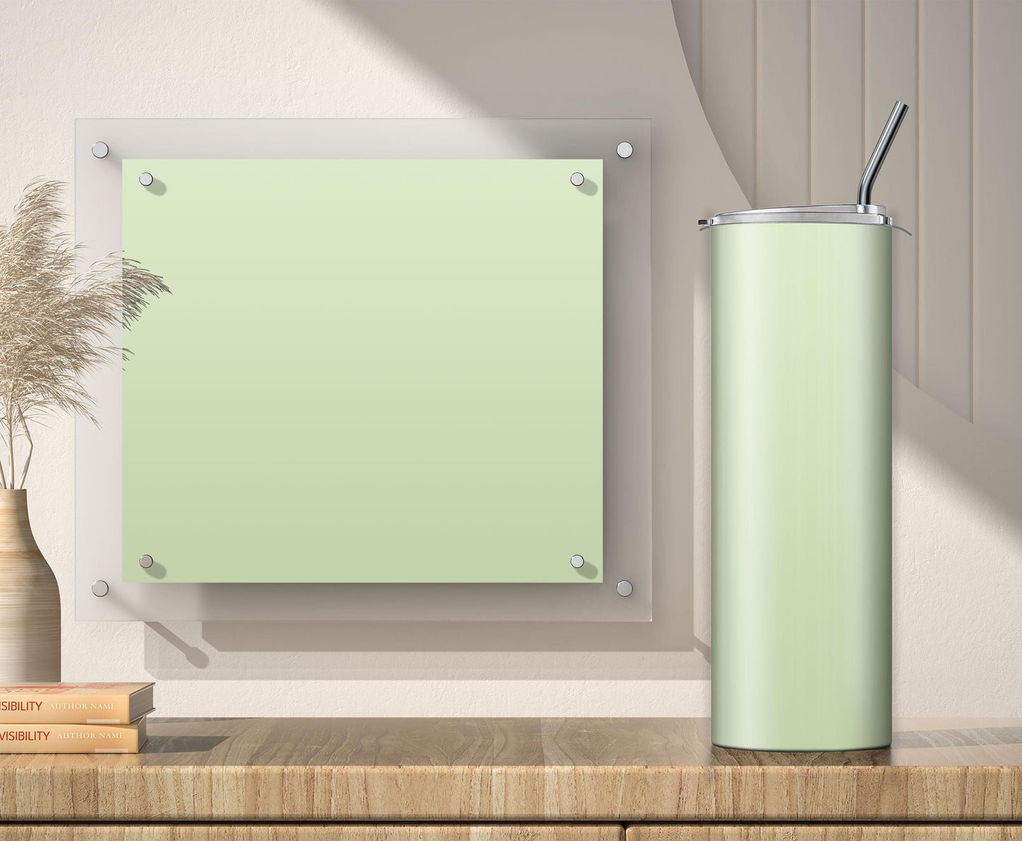 3 Light Green 20oz tumbler sublimation designs
