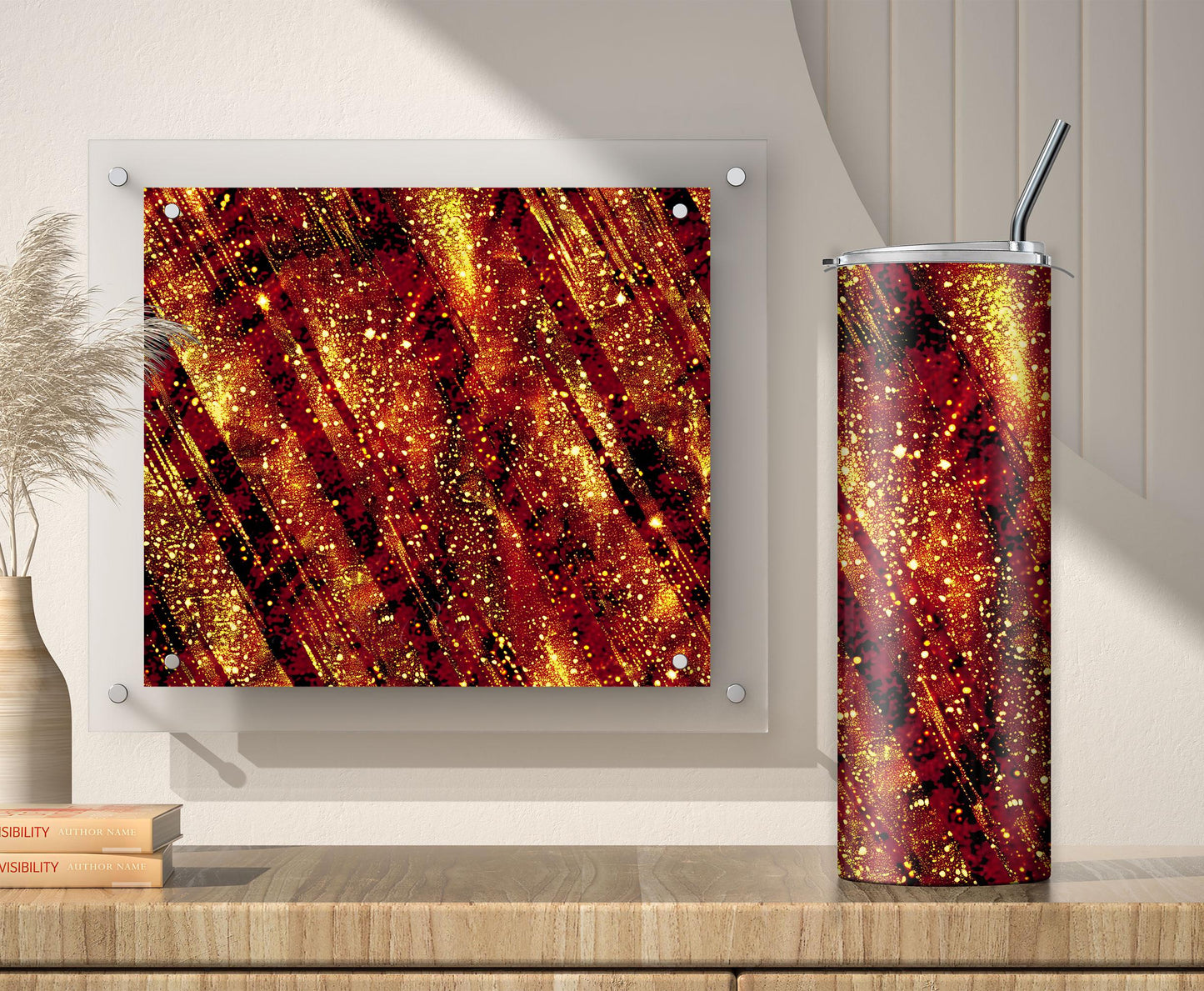 Bronze Glitter Tumbler Sublimation Designs – 20oz, 3 PNG Wraps Mini Bundle