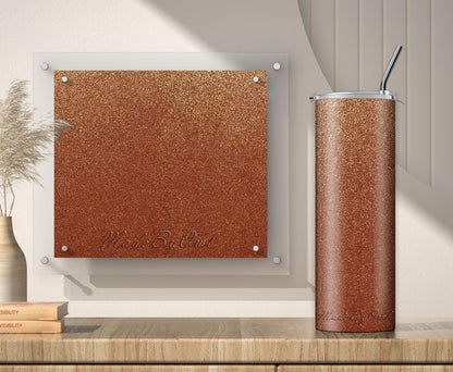Bronze Glitter Tumbler Sublimation Designs – 20oz, 3 PNG Wraps Mini Bundle