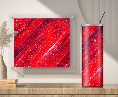 3 Red Glitter Tumbler Sublimation Designs – Ombre, 20oz, 3 PNG Wraps