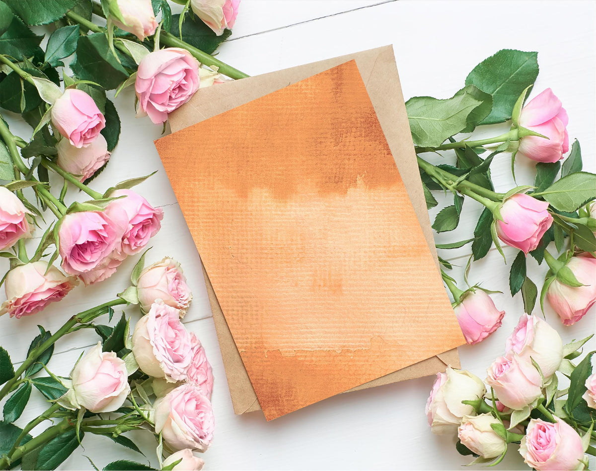 Warm Brown Watercolor Background, Digital Download