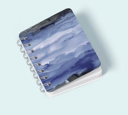 Navy Blue Watercolor Background, Seamless Digital Download
