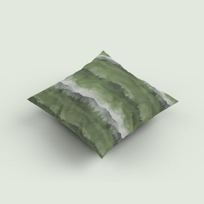Green Forest Watercolor Background, Mountain Landscape Digital Download