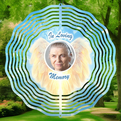 In Loving Memory Memorial Wind Spinner Sublimation Design