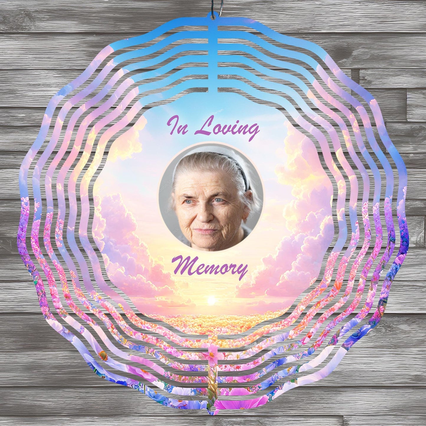 In Loving Memory Wind Spinner Sublimation Design PNG