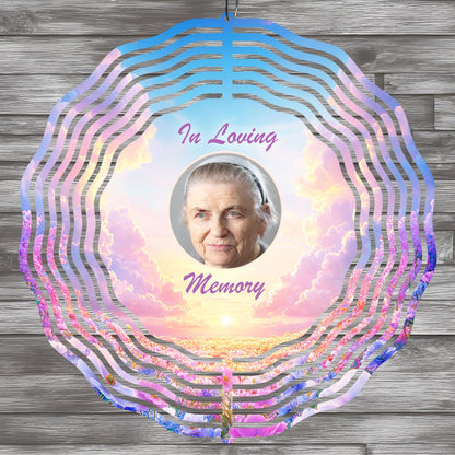 In Loving Memory Wind Spinner Sublimation Design PNG