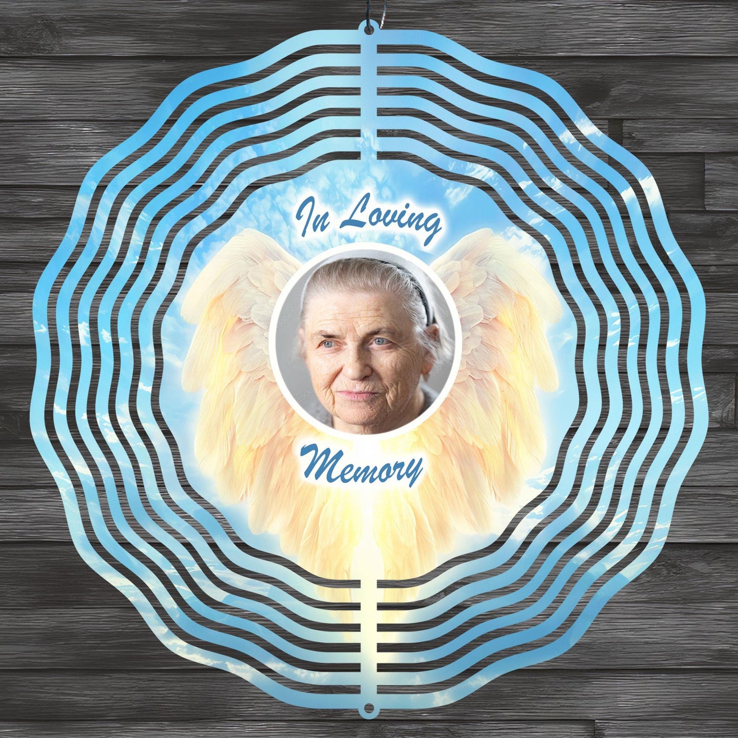 In Loving Memory Memorial Wind Spinner Sublimation Design