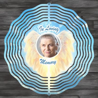 In Loving Memory Memorial Wind Spinner Sublimation Design