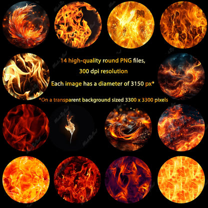 Fire Wind Spinner Design Bundle Wind Spinner Design – Sublimation PNG Download