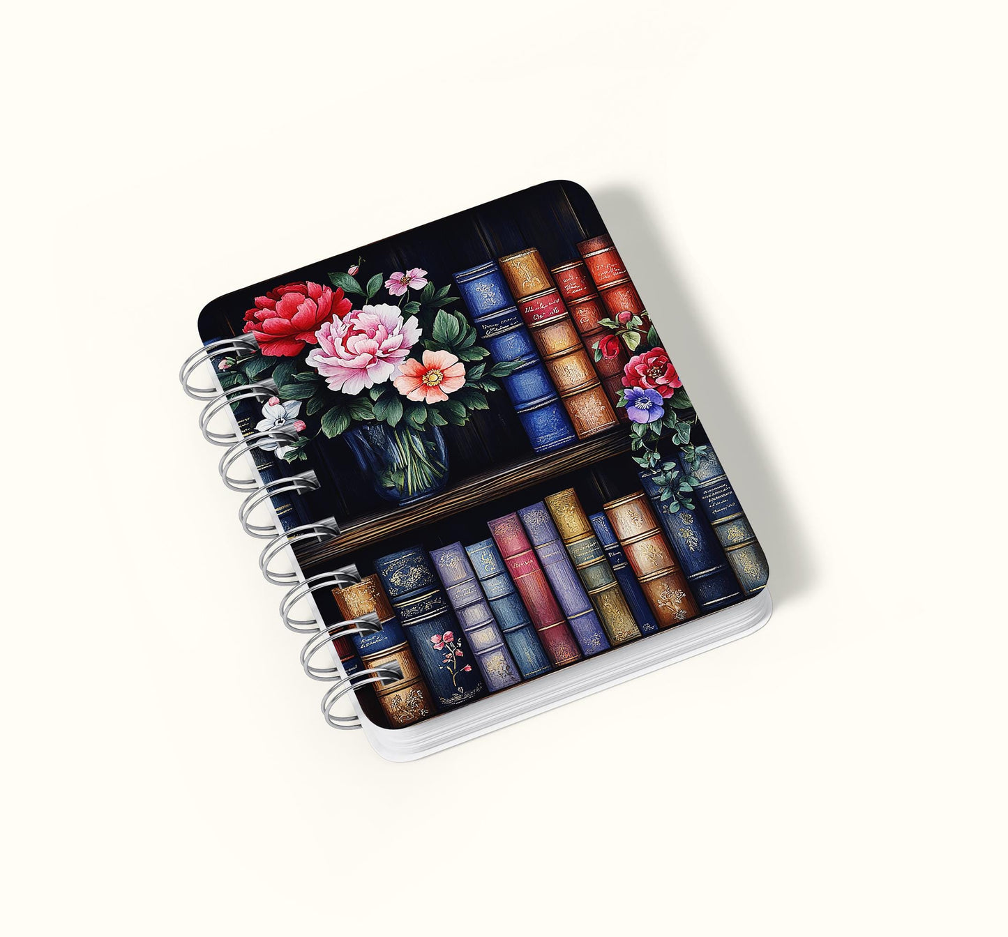 Books & Flowers Seamless Digital Paper | Instant Download